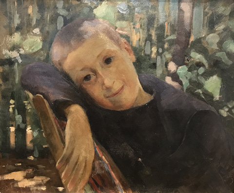 Henri Edmond Cross, Portrait of Gaston Desfontaines, 1887 Private Collection